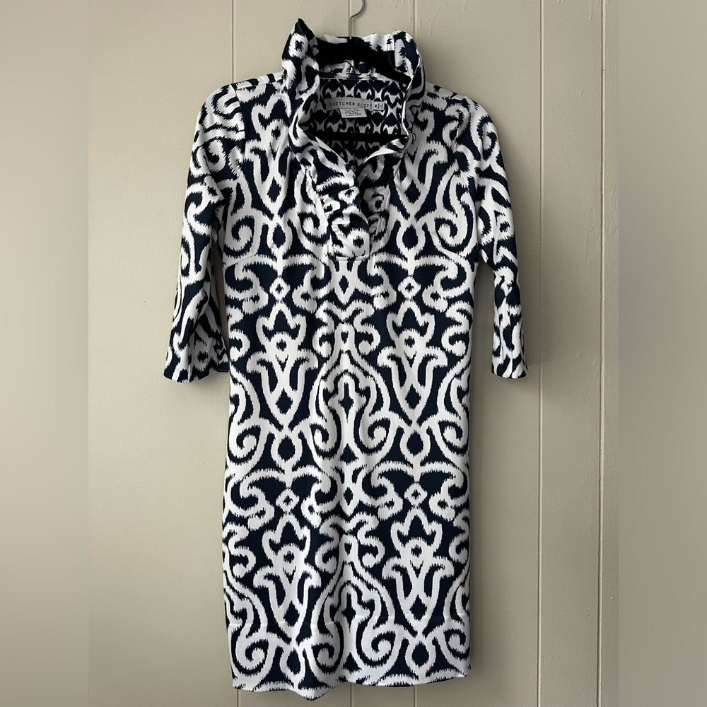 Gretchen Scott ruffneck dress, M